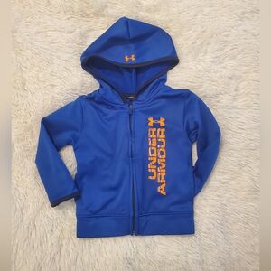 Under Armour Toddler Blue Hoodie Zip-up 2T
